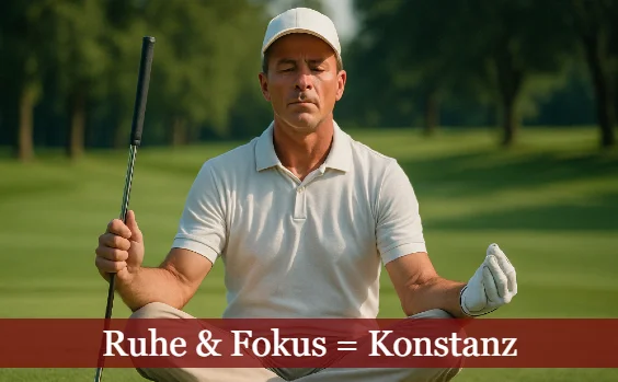 Ruhe, Fokus, Konstanz beim Golf